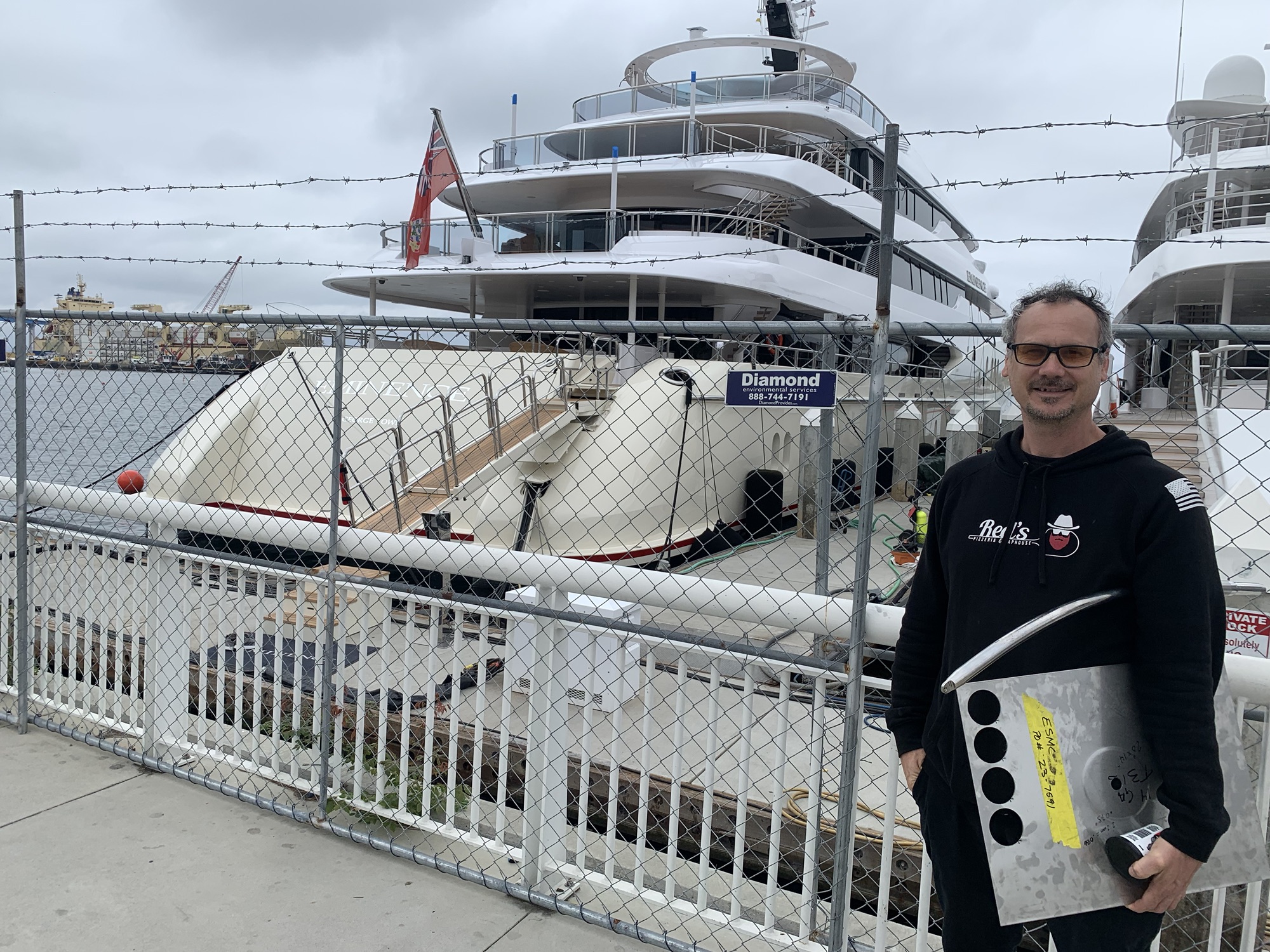 San Diego marina aerial view